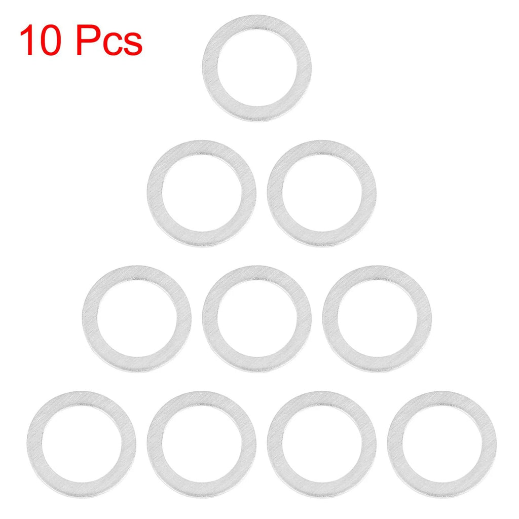 10pc Oil Drain Plug Crush Gasket Seal Replacement for Mazda (2009–2016)
