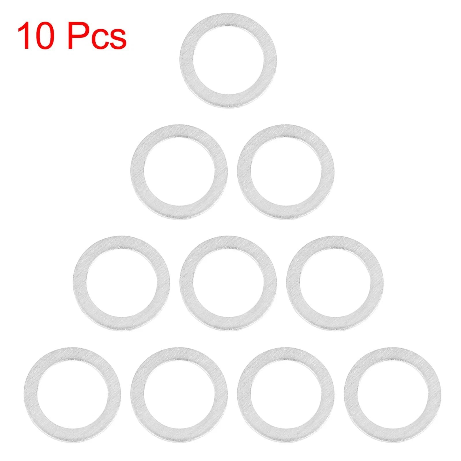 10pc Oil Drain Plug Crush Gasket Seal Replacement for Mazda (2009–2016)
