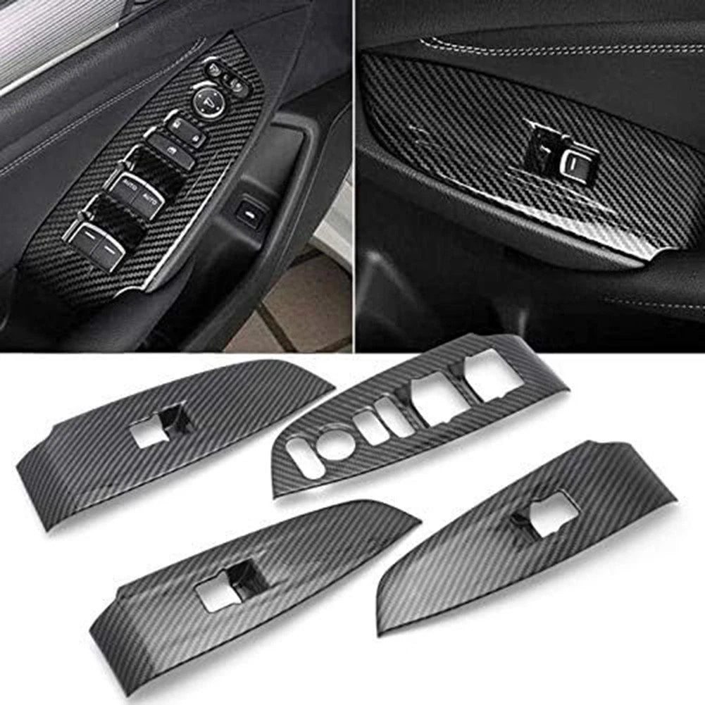 ABS Plastic Door Lock Switch Control Panel Cover for Honda Accord (2018–2022)