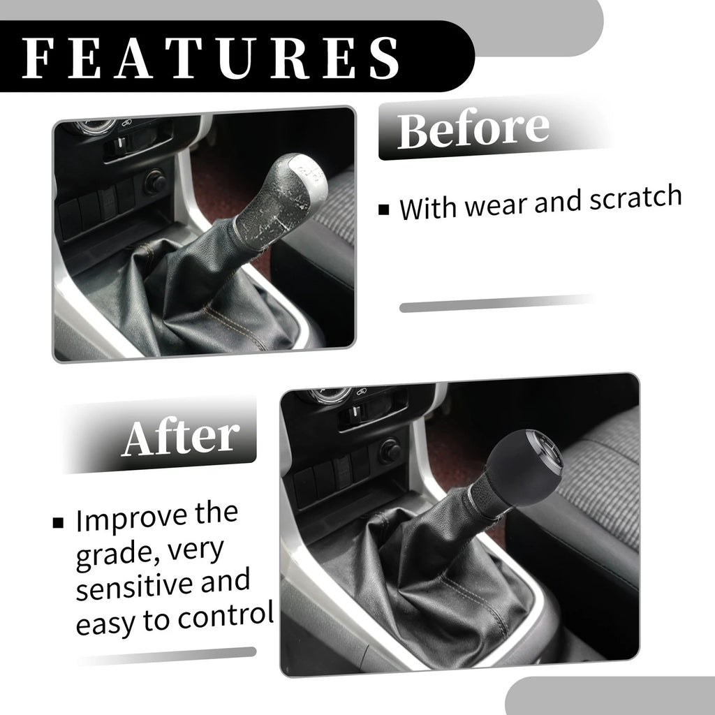 6 Speed Manual Shift Knob Replacement for Audi A4 S4 B8 (2009–2016)
