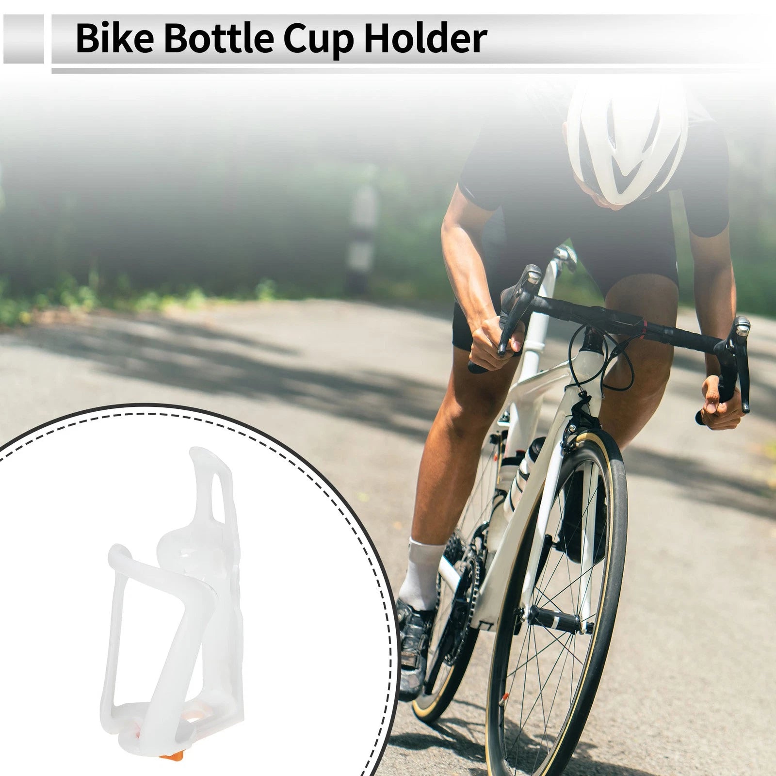 Universal Bicycle Motorcycle Water Bottle Cup Drink Holder ABS 1 Pack