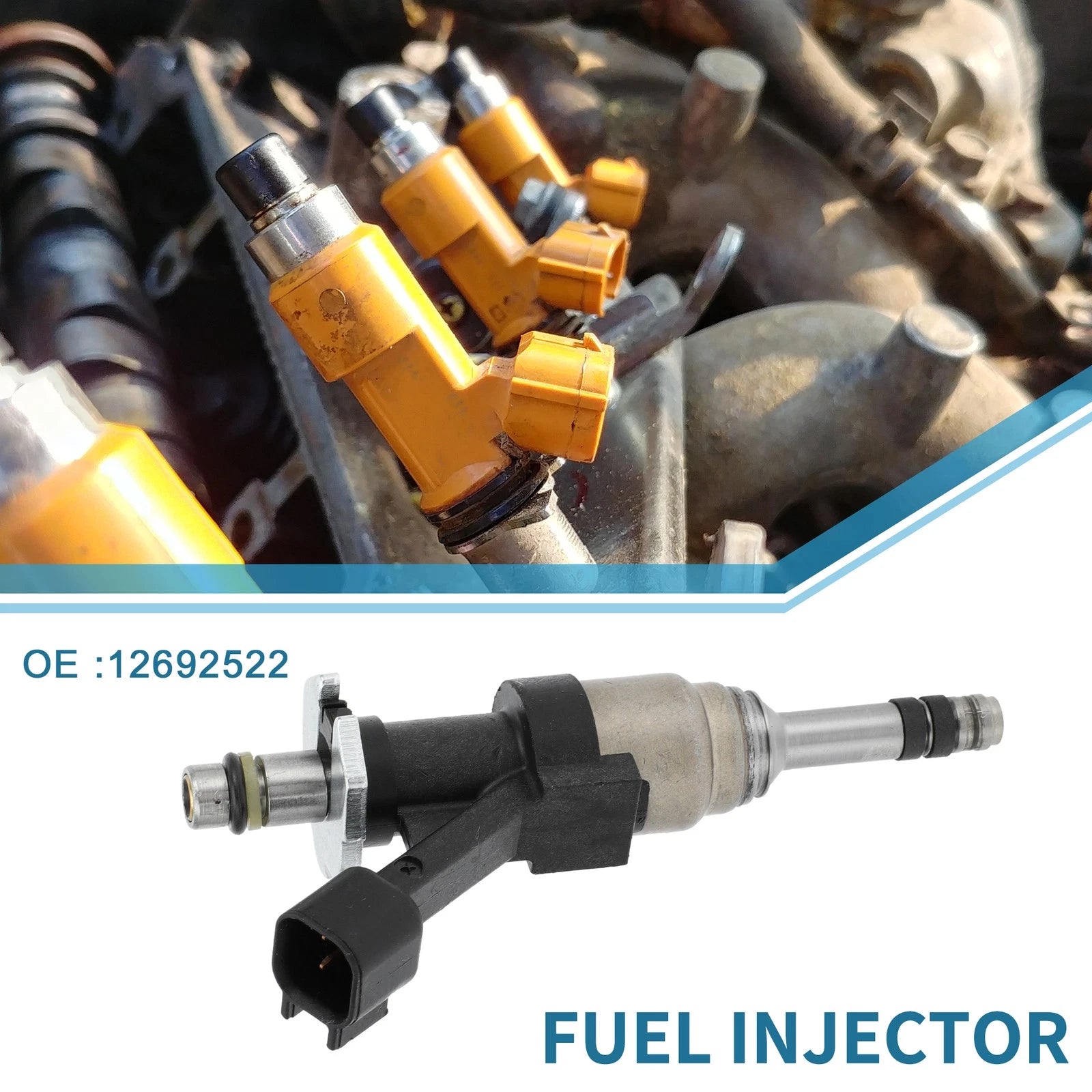 Fuel Injector Replacement for Chevrolet Camaro 2016–2020 6.2L 1 Piece