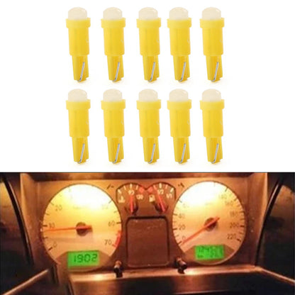 T5 Yellow Indicator SMD Light Bulbs for Dashboard Gauge (No Part Numbers)