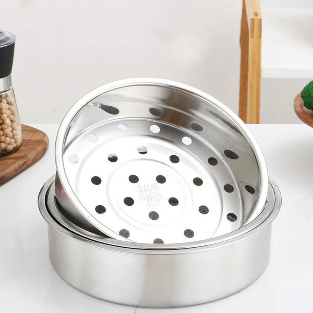 Steam Basket Steaming Grid for Kitchen Tools (304 Stainless Steel)