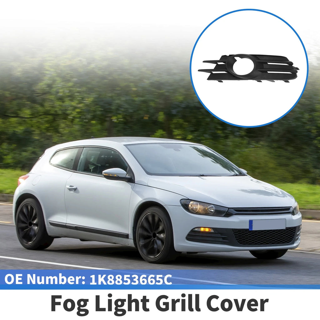 Front Left Fog Light Grille Replacement for Volkswagen Scirocco (2009–2017)