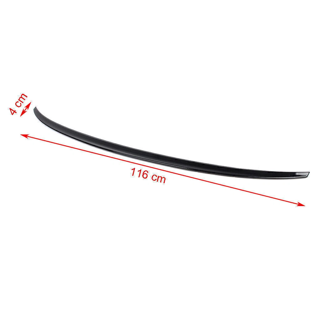 Rear Wing Spoiler ABS for Audi A3 (2014–2019) Gloss Black