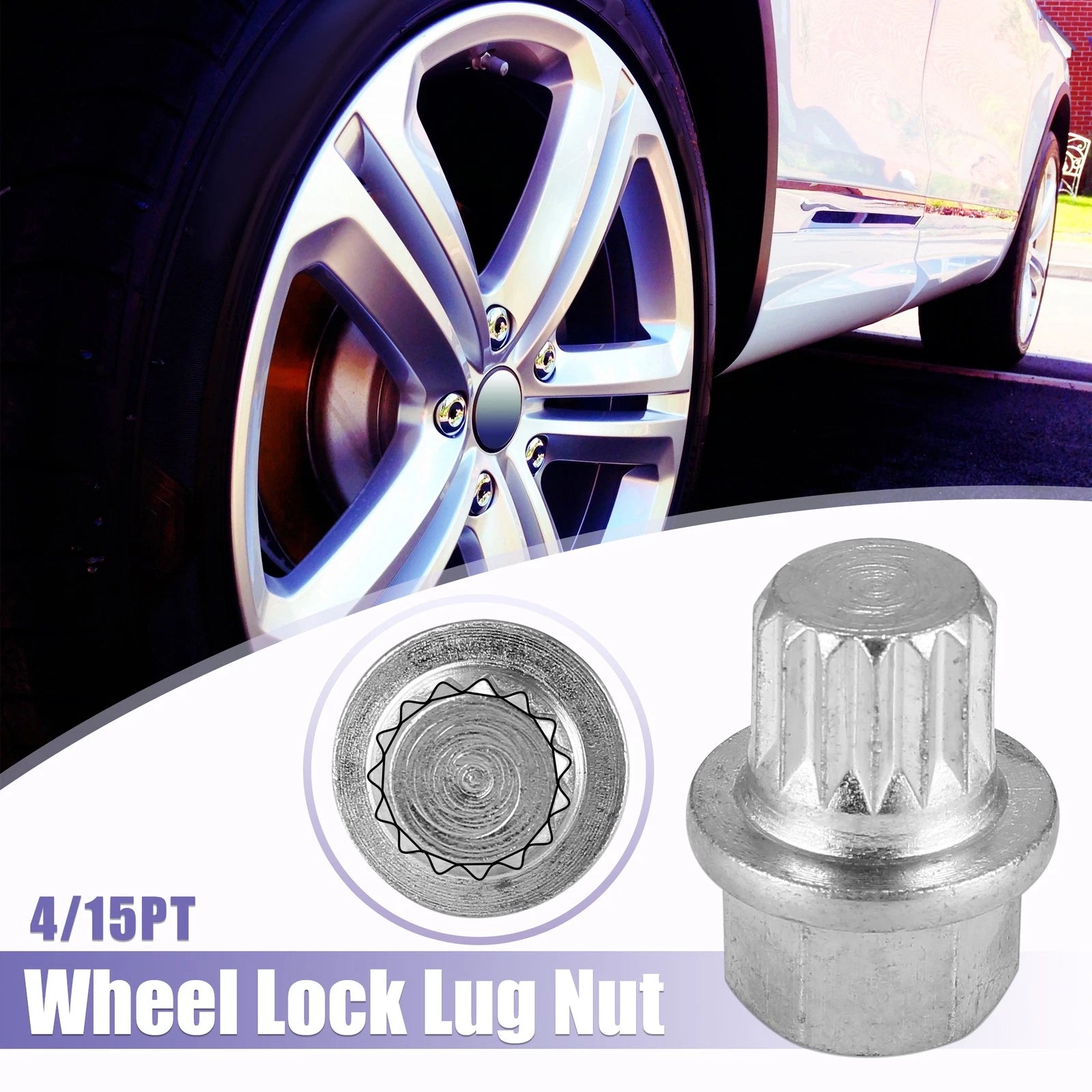 Anti Theft Lug Nut Key Removal for VW Audi (4 Lug) (1999–2019)