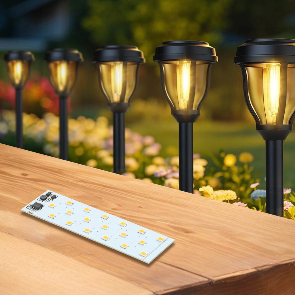 Solar Powered 12V Flame Light Circuit Board with 36 LED Lights