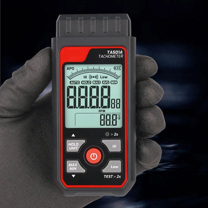 Digital Tachometer for Automotive (Battery Powered, Customizable Alarms)