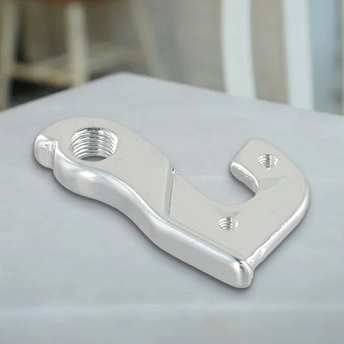 Set of 1 Bicycle Tail Hook with 2 Screws - Aluminum Alloy