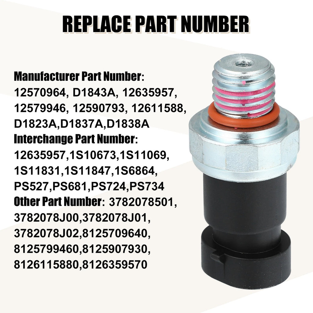 Engine Oil Pressure Sensor Replacement for Buick Chevrolet Cadillac (1996–2016)