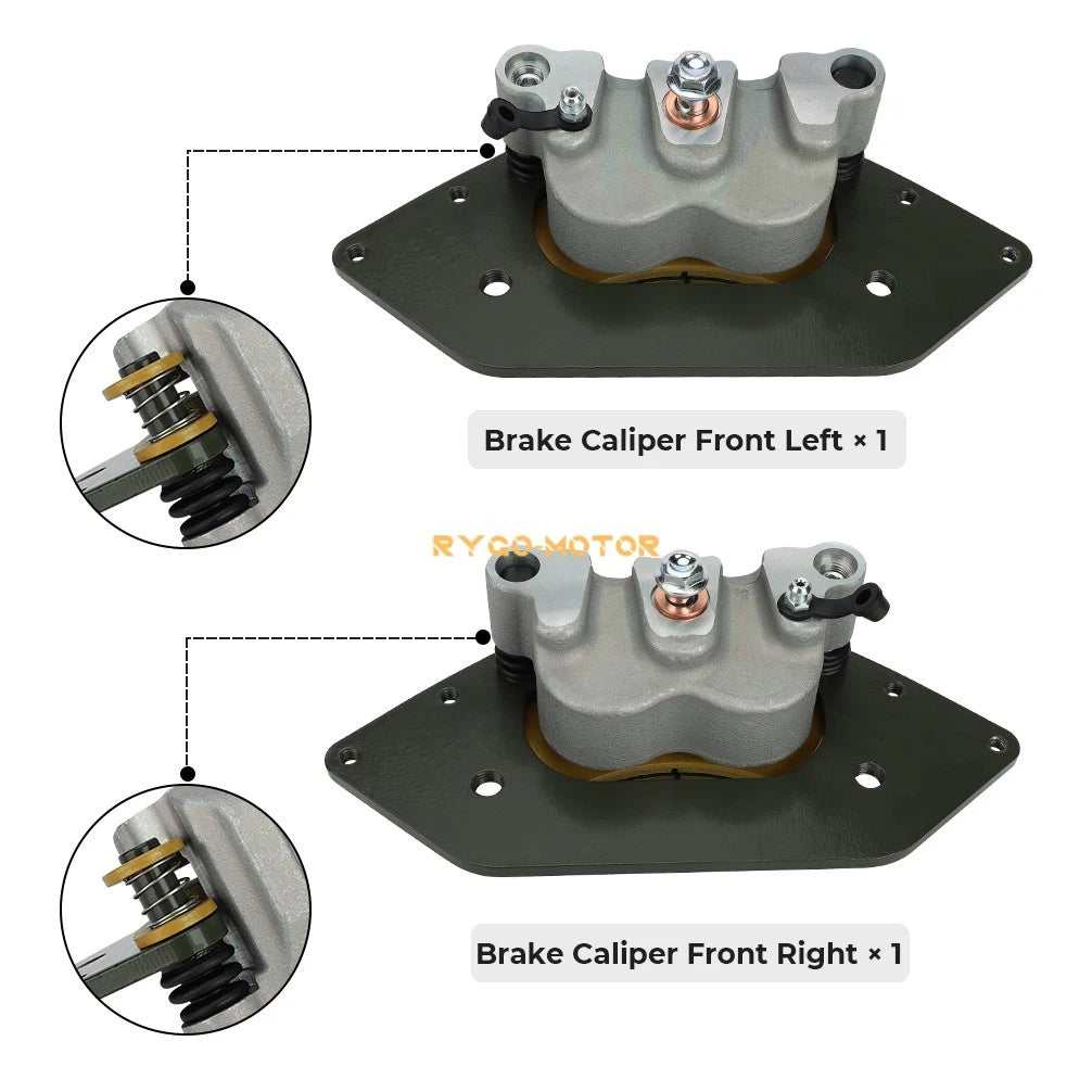 Front Brake Caliper for Polaris Ranger XP/Crew XP 1000 (2021–2024) 1914015 1914016