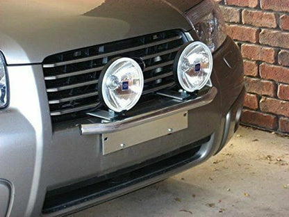 Universal 23" Bull Bar Front Bumper License Plate Mount Bracket Holder