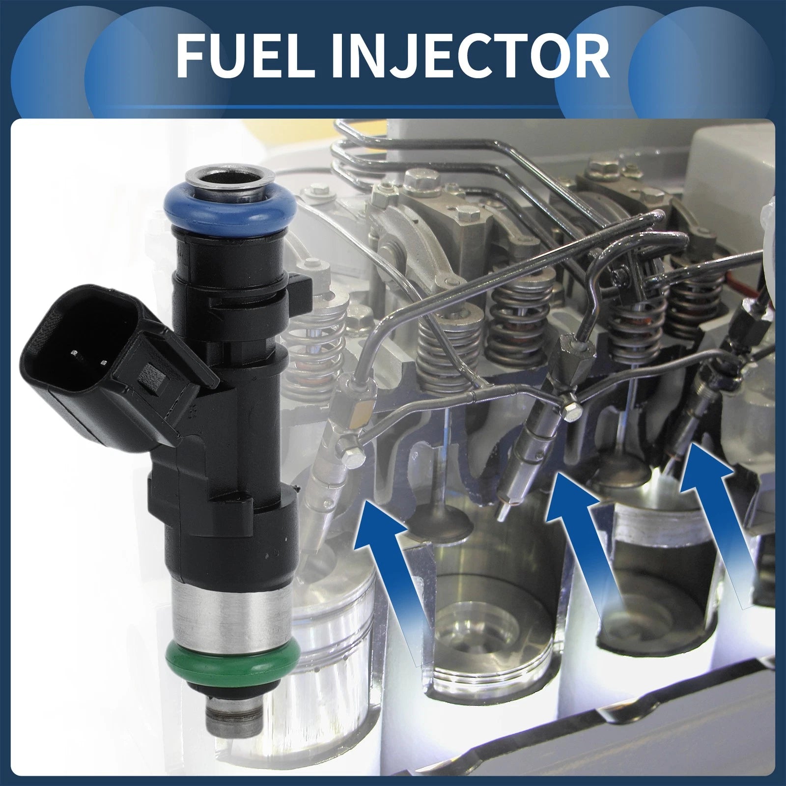 Fuel Injector Replacement Set for Dodge Avenger R T 2008–2010 2.7L 3.5L