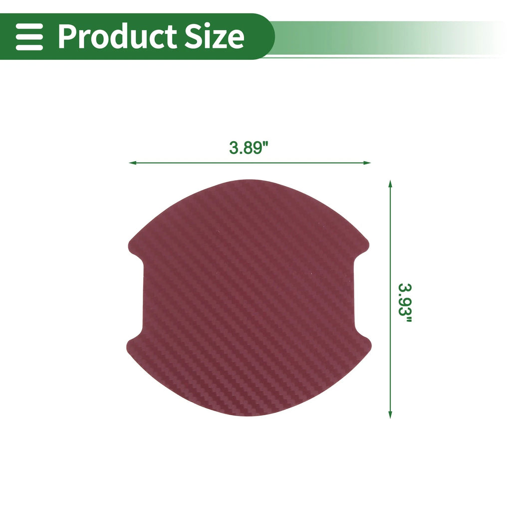 Car Door Handle Cup Protector for Universal Fit (3.89"x3.93")
