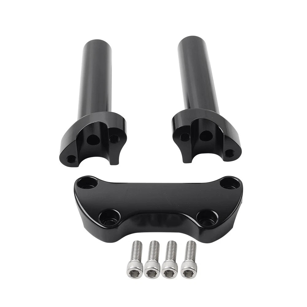 6" Handlebar Riser Flat Top Clamp for Harley Road Glide (2015–2023)