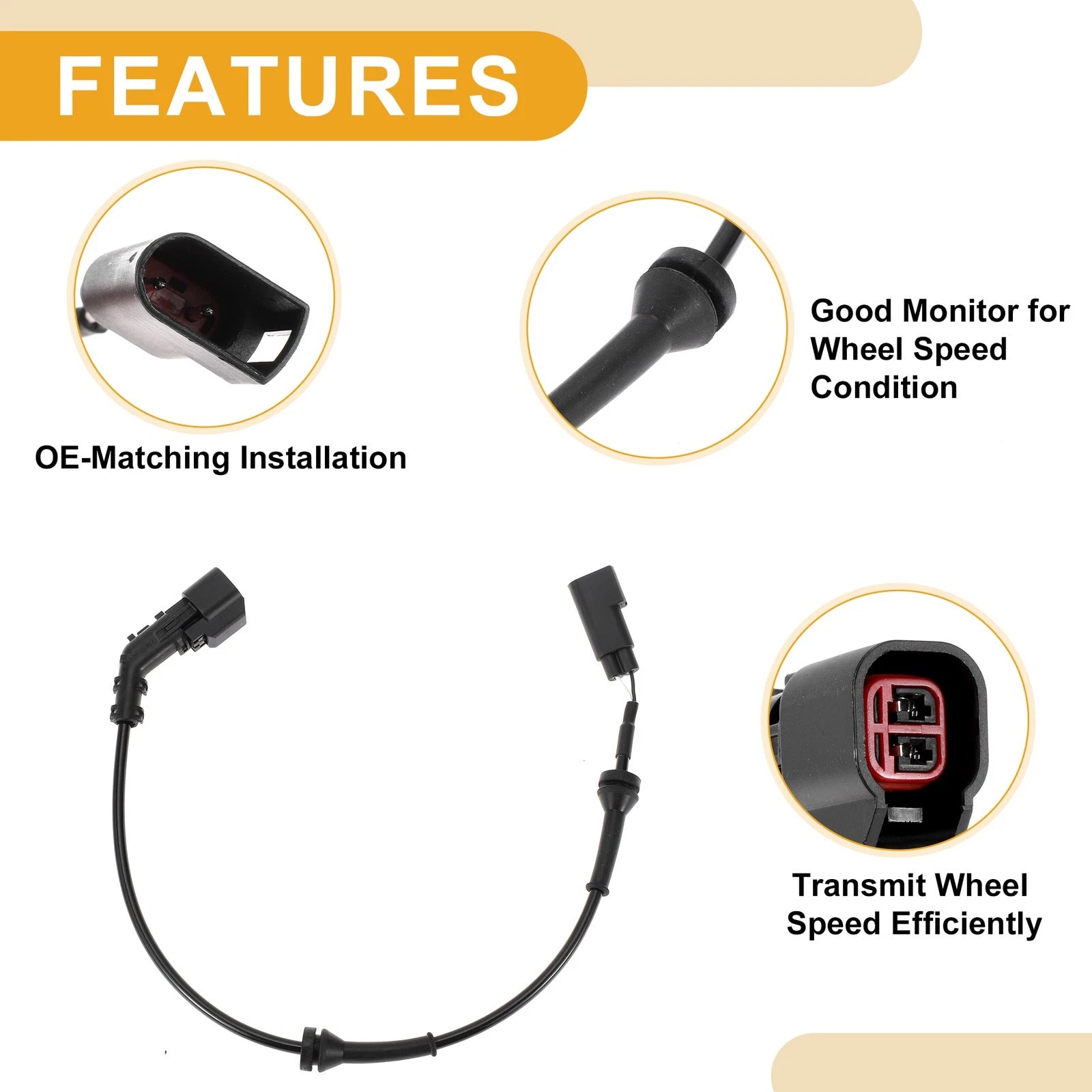 ABS Wheel Speed Sensor No. 6G9T2B325 for Ford Focus Mondeo (2000–2011)