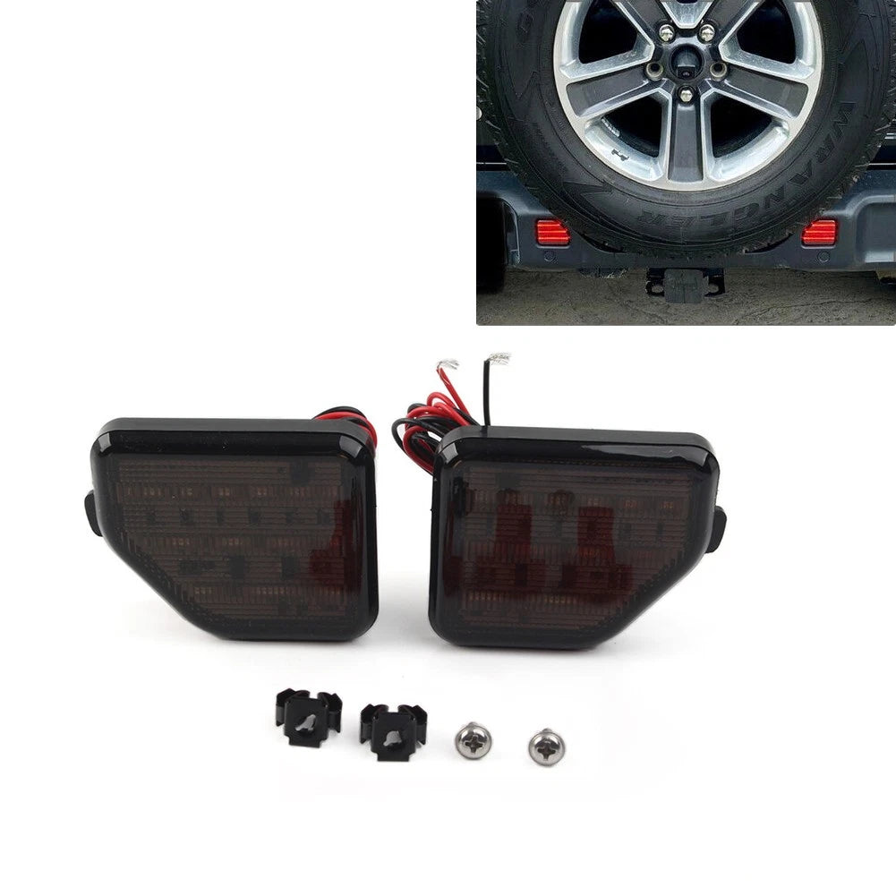 Rear Bumper Reflector Light for Jeep Wrangler JL (2018–Present) Pair