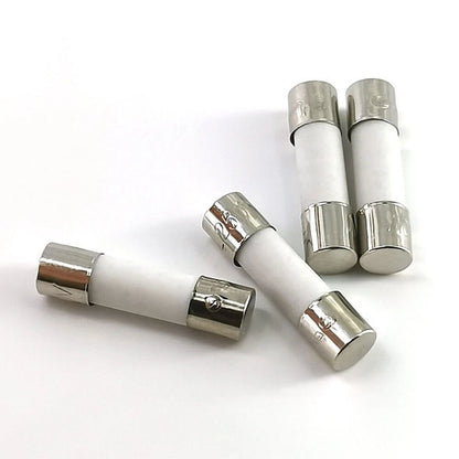 4Pcs Ceramic Fuse Tubes 15A 6x30mm for Microwave Oven (250V)
