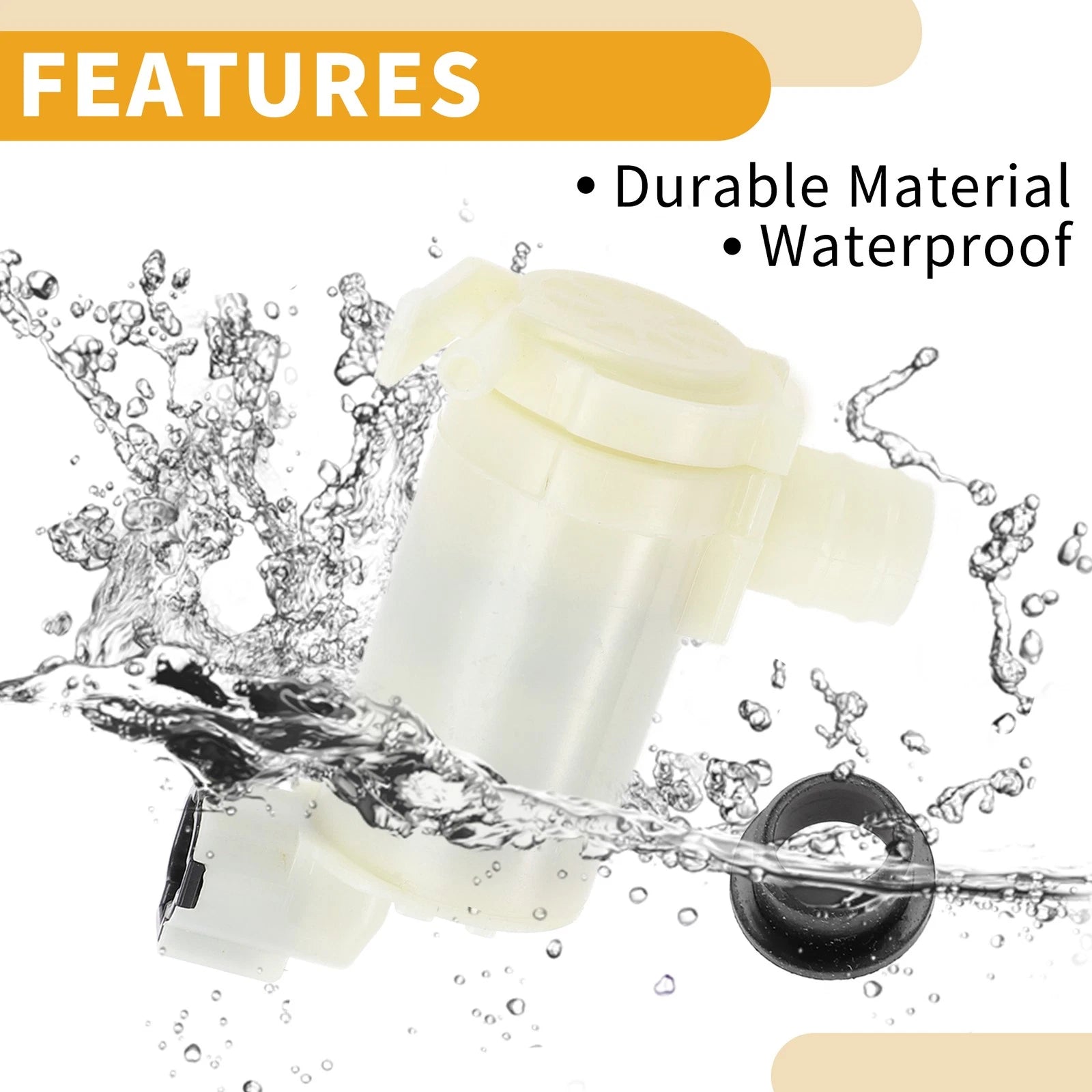 Windshield Washer Pump w/ Grommet for Nissan Pathfinder (1996–2004)