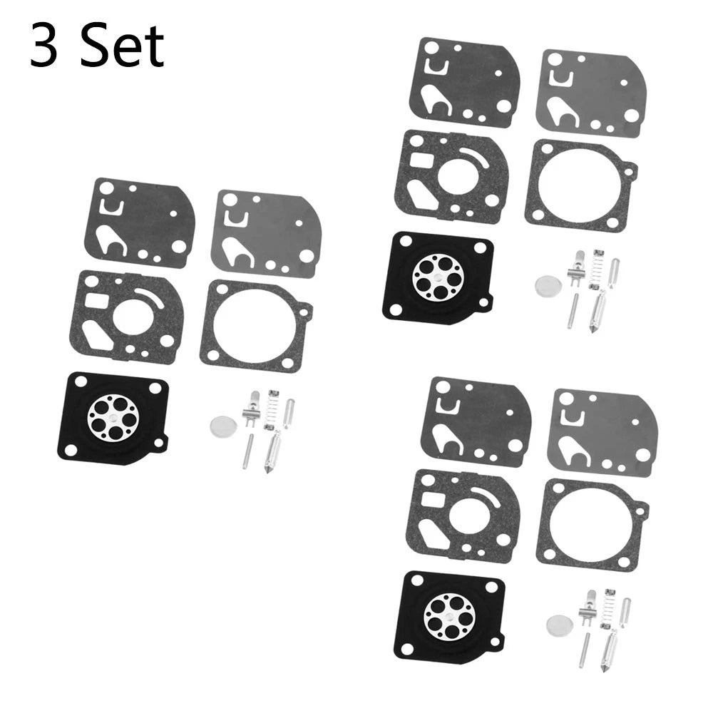 Set of 3 Carburetor Rebuild Kits RB-21 for ECHO HC-1000 G-T1100 SRM 1500 2300
