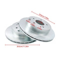 Rear Brake Disc and Pad Kit D532 for Mitsubishi Eclipse (2006–2012)