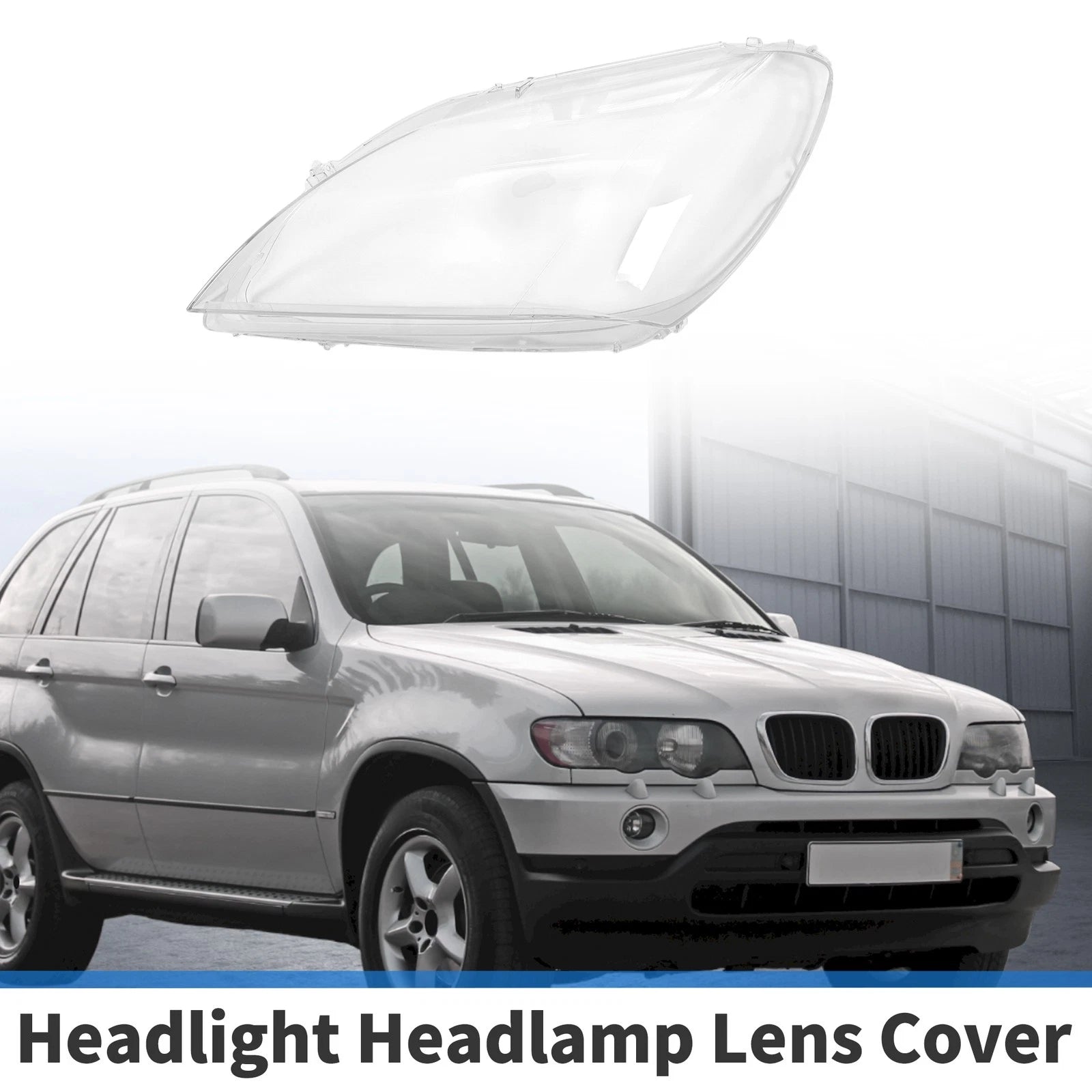 Headlight Lens Cover Front Left Replacement for BMW 6 Series M6 F06 (2010–2015)