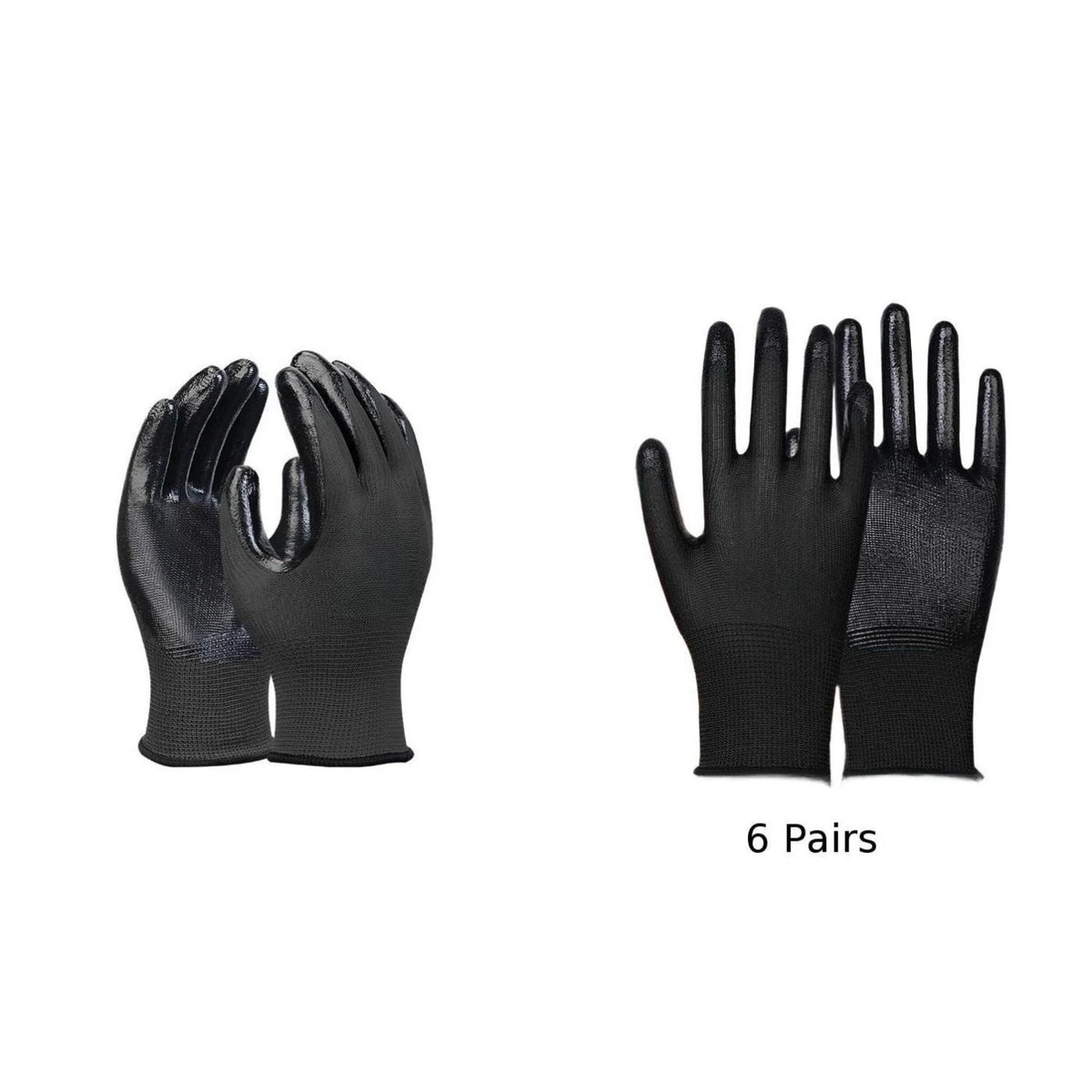Waterproof Nitrile Coated Work Gloves for Oil Resistant Tasks