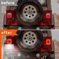 2X Red LED Tail Lights for Jeep Wrangler (1997–2006)