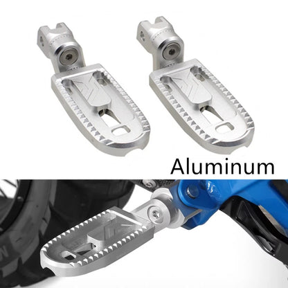 Adjustable Foot Pegs for BMW R1200GS 1300GS (2004–2023) - Silver