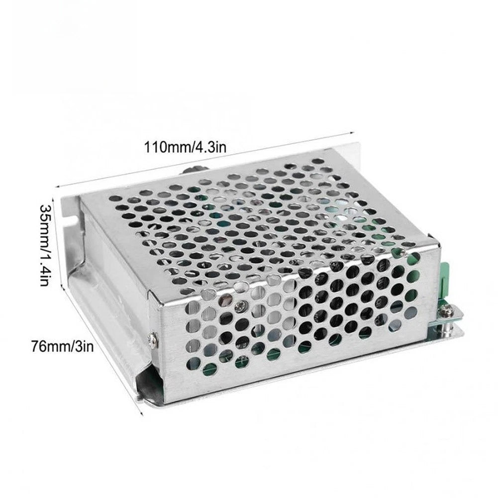 30A PWM Controller for DC Motor with Aluminum Case and Digital Display
