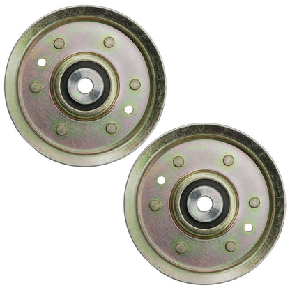 Qty 2 Deck Flanged Idler Pulley Replacement for Ariens 48 in (2000–2024)