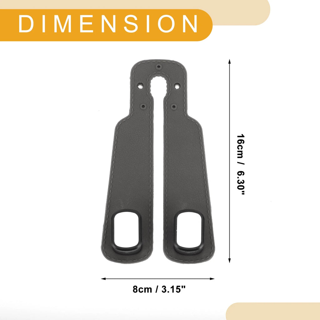 2 Pcs Universal Car Seat Headrest Hook for Hanging Purses (Gray Blue)