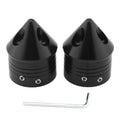 Front Wheel Axle Nut Covers Cap For Harley Touring Road Glide Dyna Softail Black