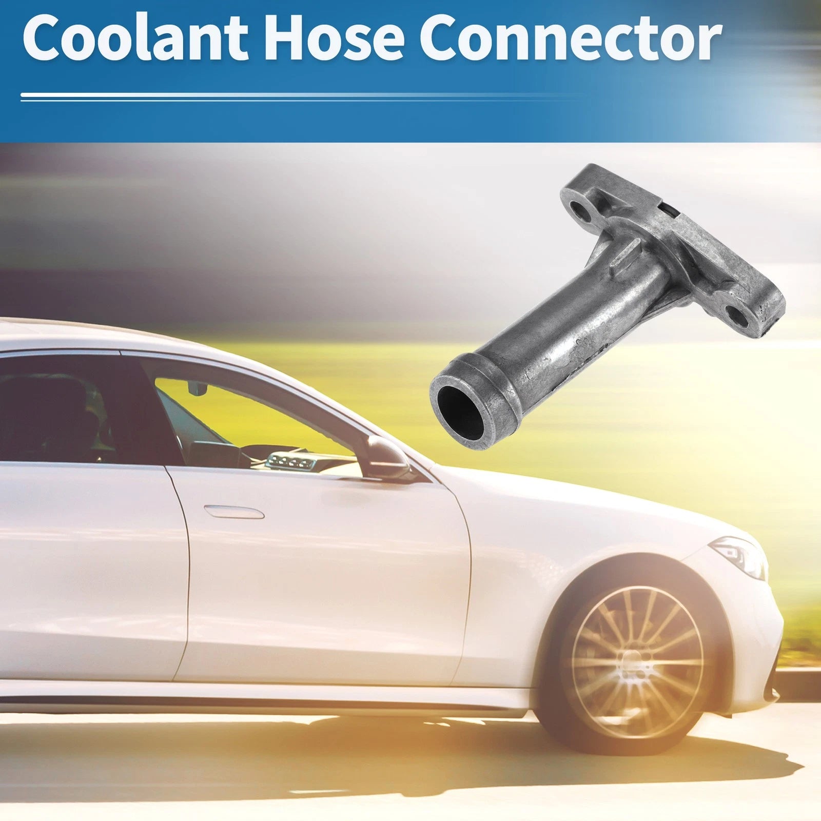Engine Coolant Hose Connector Replacement for Audi Q7 2006–2010 Plastic