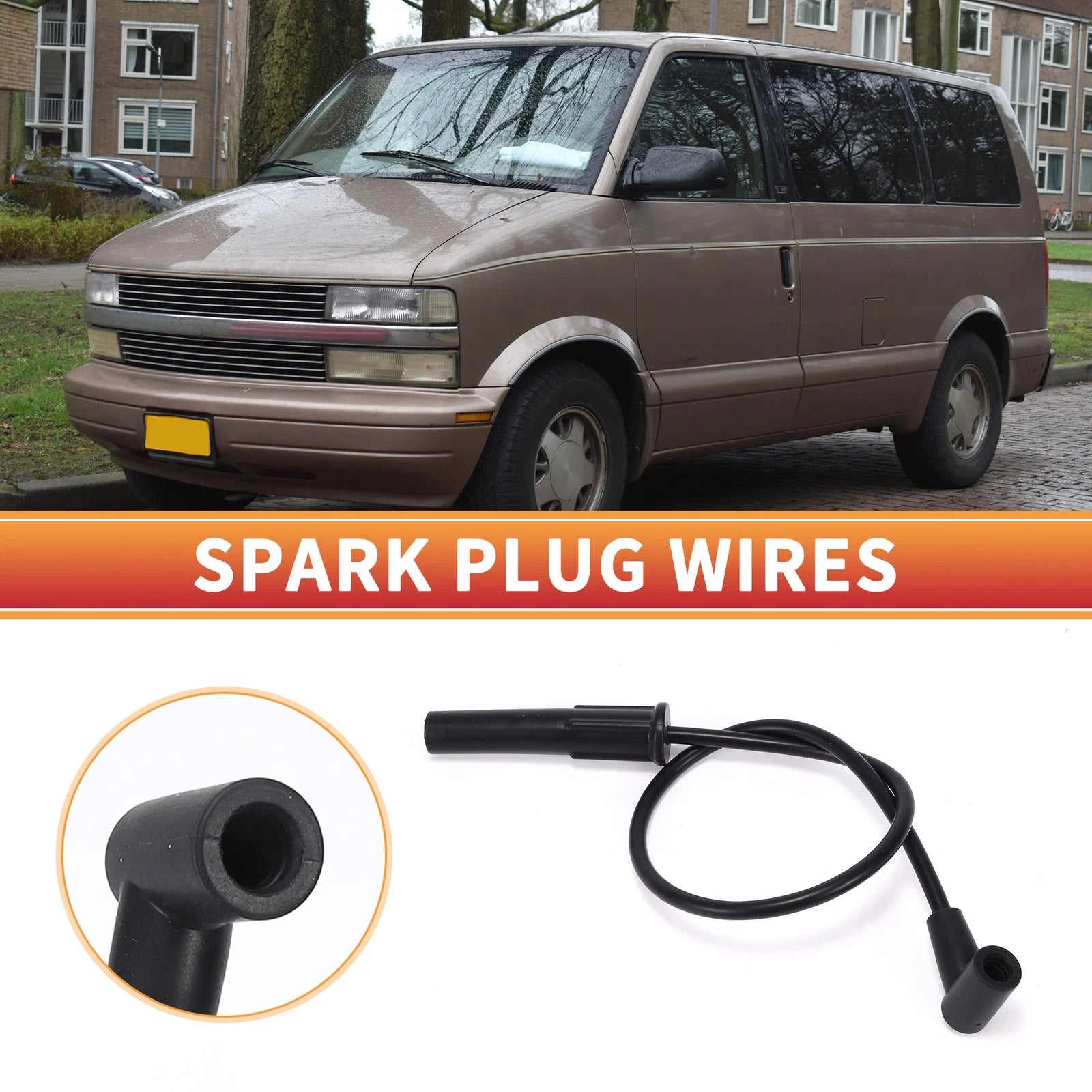 Spark Plug Wire Set Replacement for Chevrolet Astro (1988–1990)