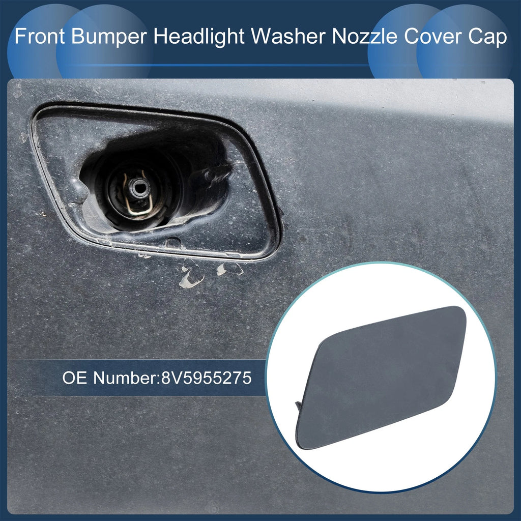 Washer Nozzle Cover Cap Front Left for Audi A3 8V (2013–2016) Unpainted
