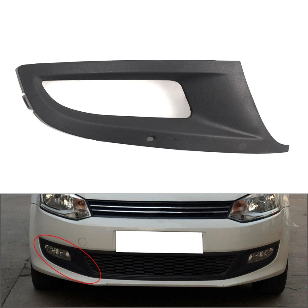 Front Lower Right Side Bumper Fog Light Grille Cover for VW Polo (2010–2013)