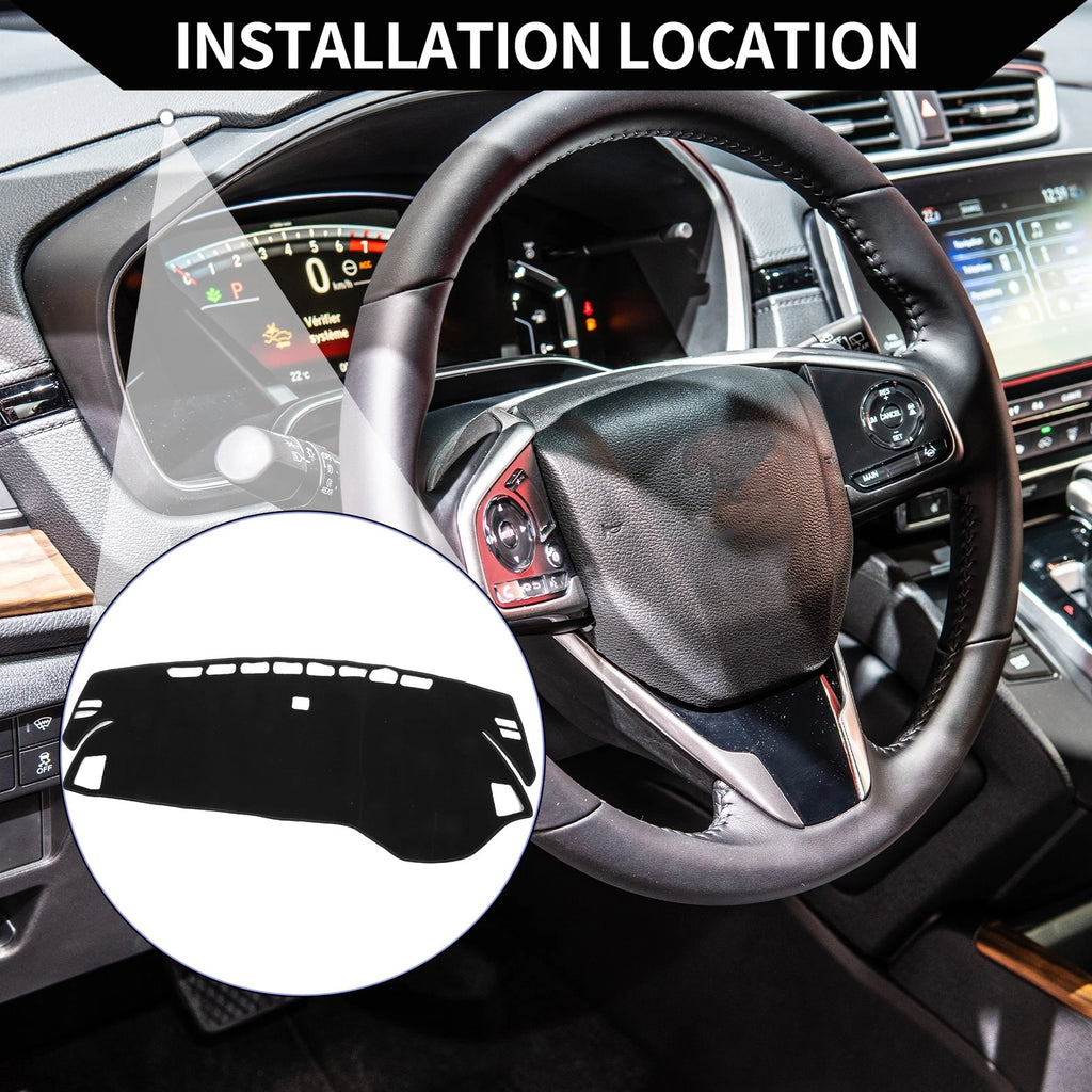 Dashboard Cover Mat for Honda Odyssey 2022–2024 Dash Protector Black