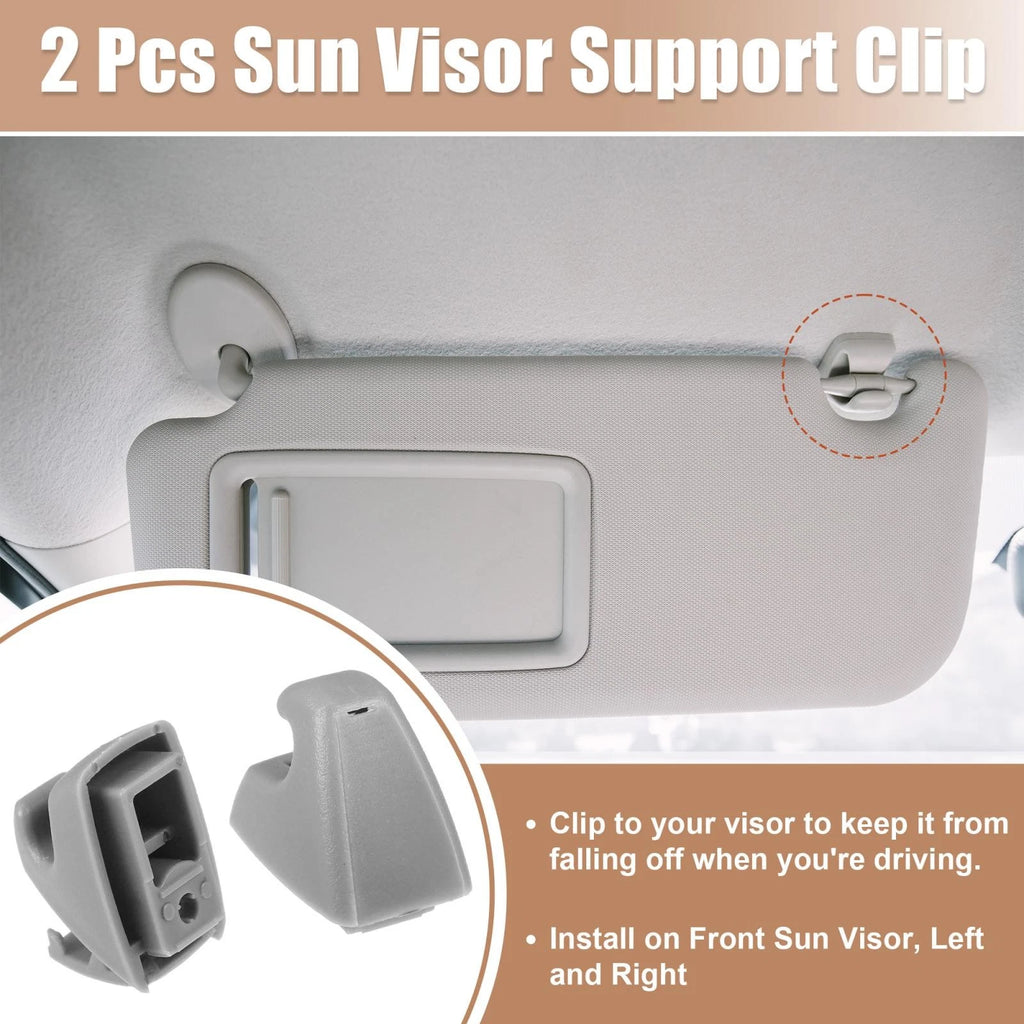 Sun Visor Support Clip Retainer 2pcs Replacement for Chevrolet Cruze Sonic (2011–2019)