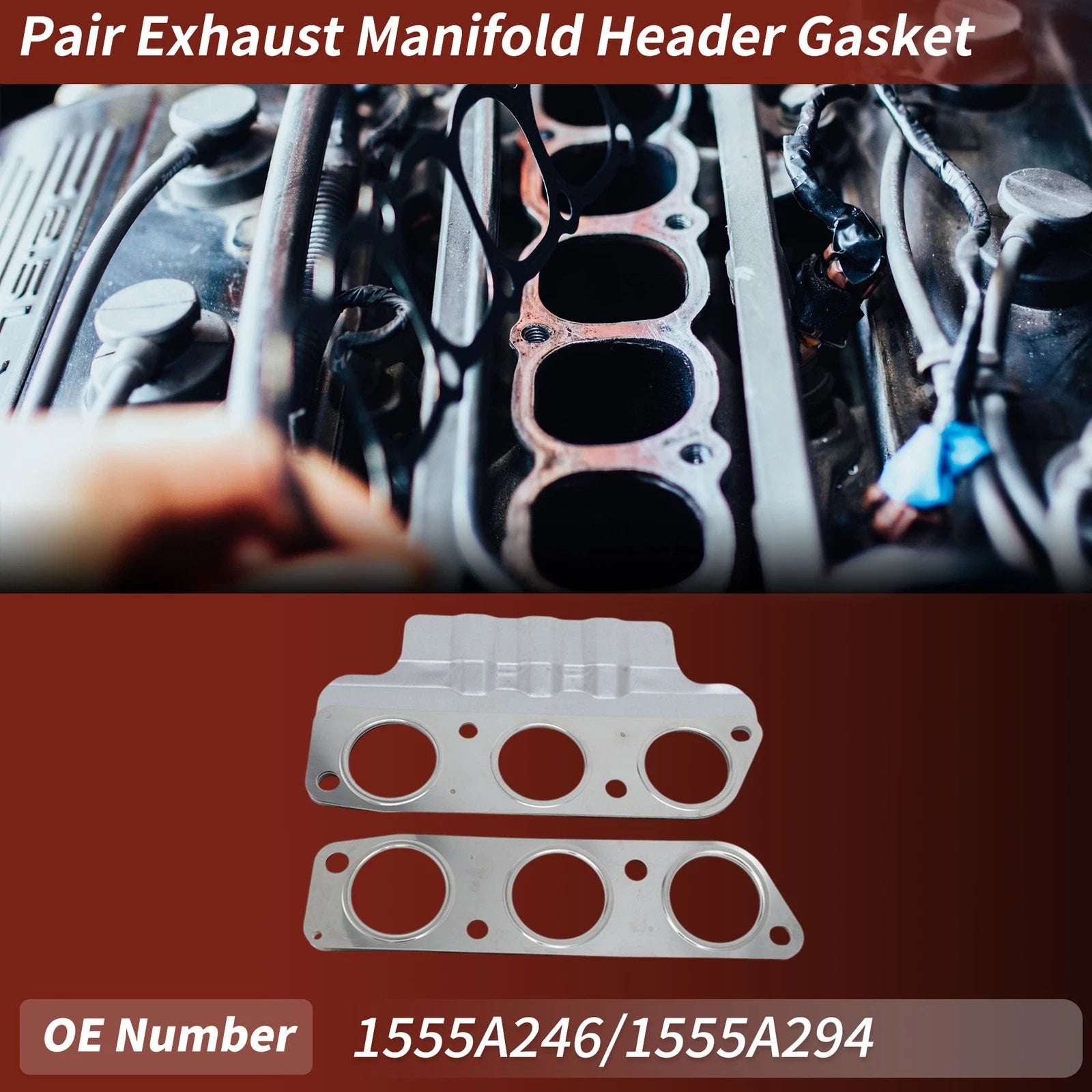 Exhaust Manifold Header Gasket Replacement for Mitsubishi Outlander (2007–2025)