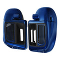 Lower Vented Fairings for Harley Electra Glide (2014–2024) - Superior Blue