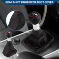 Gear Shift Knob with Cover Replacement for Audi A3 (2000–2003) Black