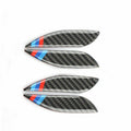 Set of 4 Interior Door Handle Trim Covers for BMW 3 4 Series F30 F34 Carbon Look