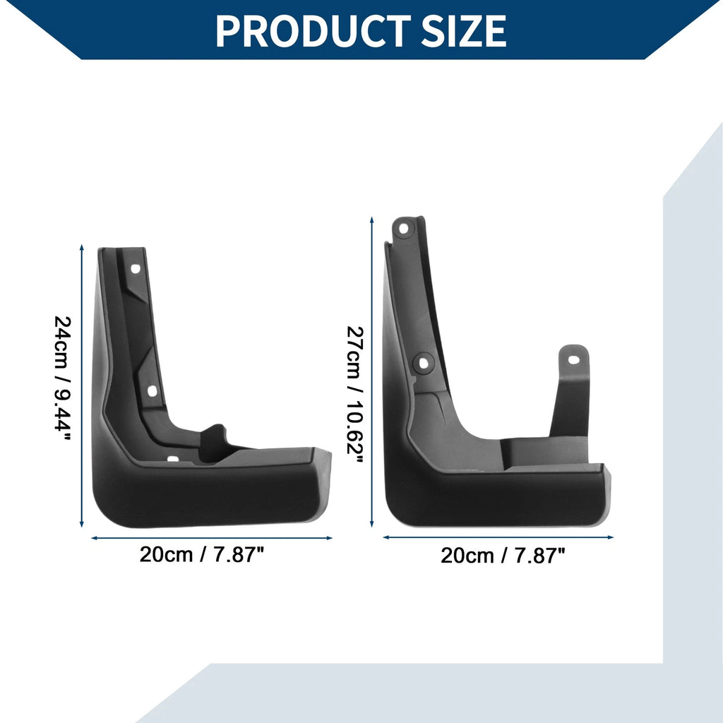 Mud Flaps Splash Guards 1 Set Replacement for Audi A6L Sport (2019–2023)