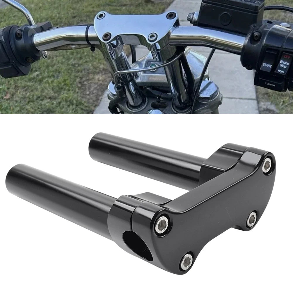 6.5" Handlebar Riser Flat 1" Top Clamp for Harley Softail Dyna Sportster