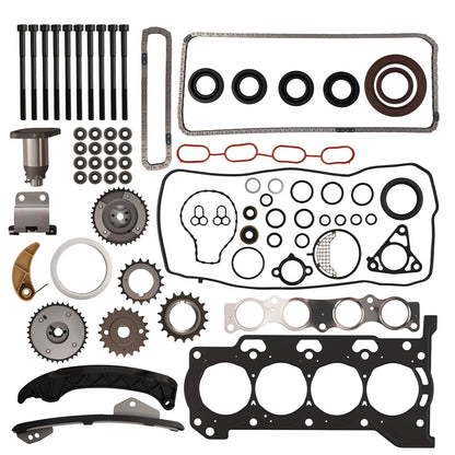 Timing Chain w/VVT Gears & Head Gasket Set for Toyota Prius Prius V (2010–2015)