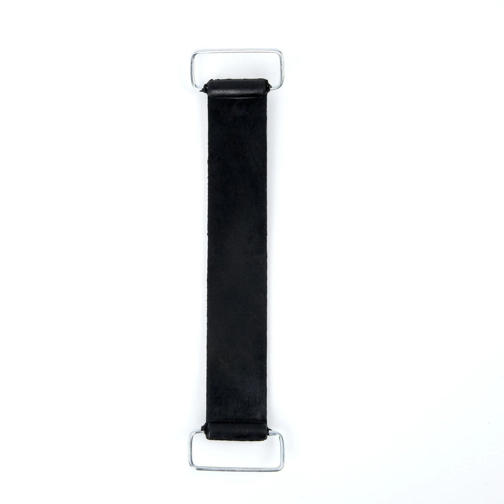 Black Rubber Strap for Motorcycle Battery Holder (18-23cm) 1pc