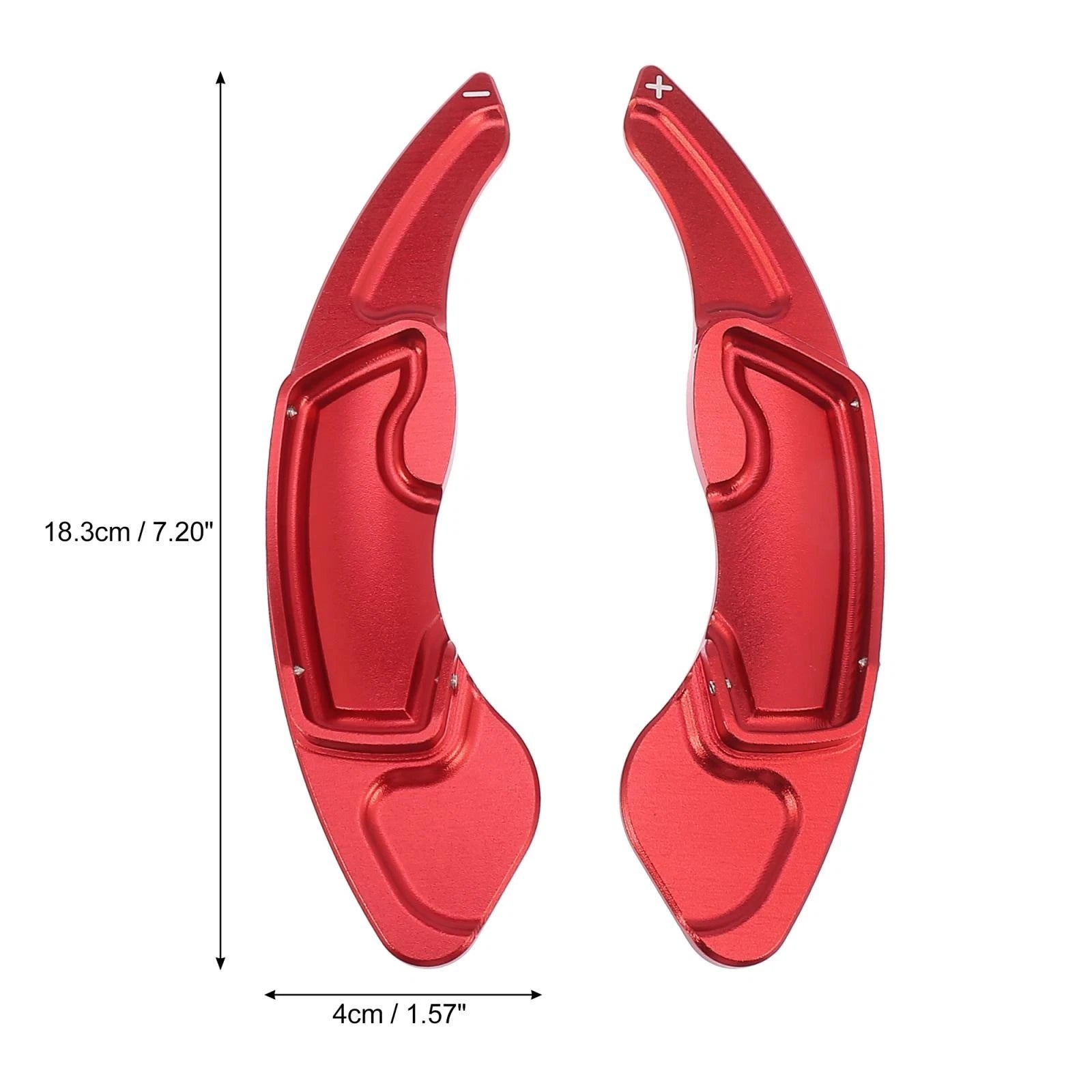 Red Steering Wheel Paddle Shifter Pair for Subaru Outback Forester (2015–2022)