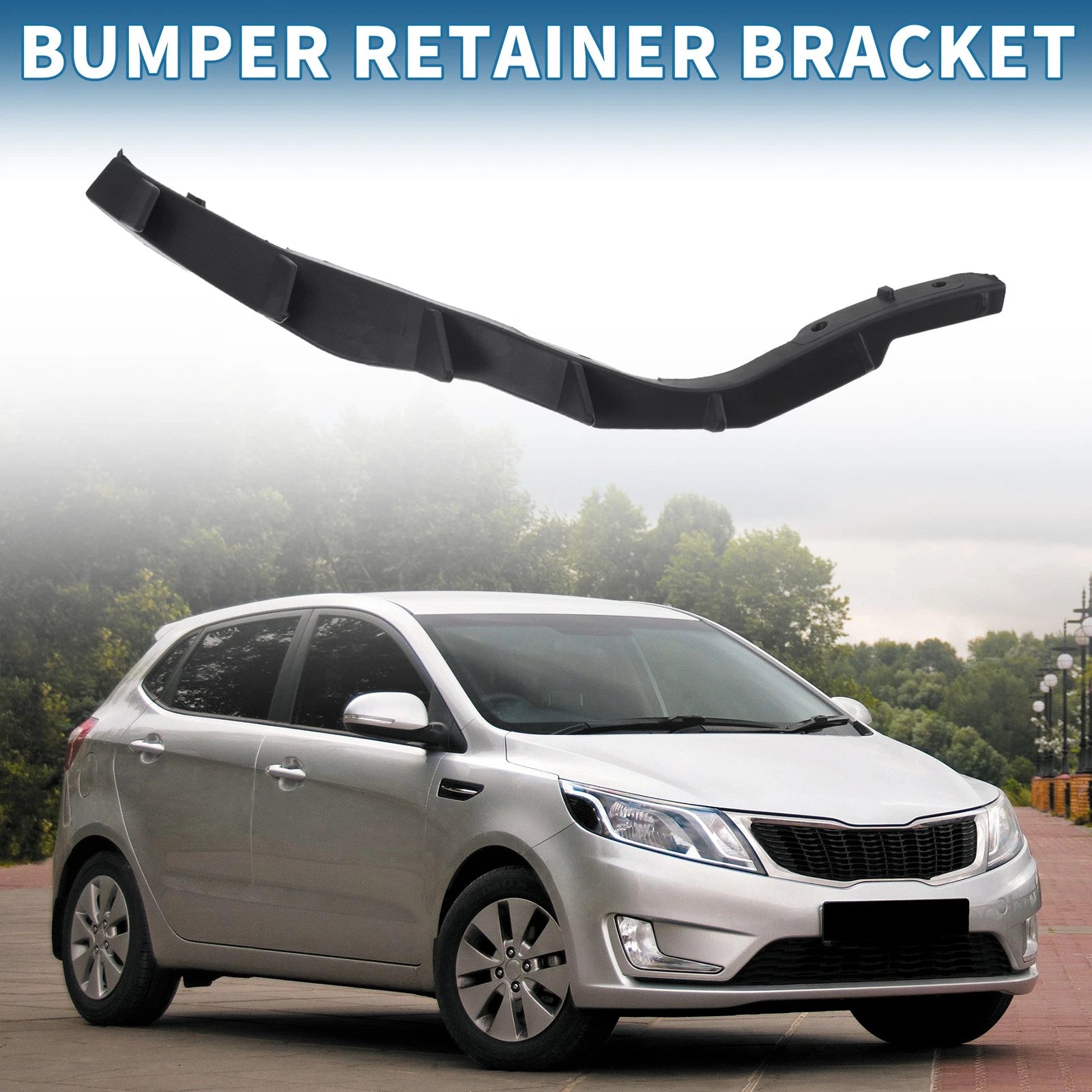 Right Front Bumper Retainer Bracket No.865821W200 for Kia Rio (2012–2015)